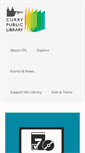 Mobile Screenshot of currypubliclibrary.org